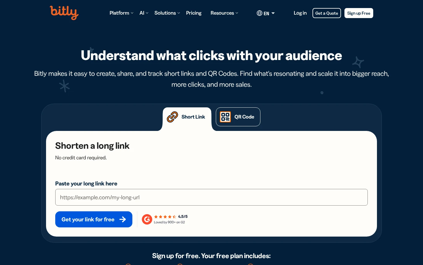 Bitly 页面快照